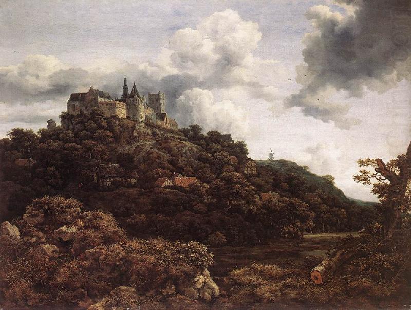 RUISDAEL, Jacob Isaackszon van Bentheim Castle china oil painting image